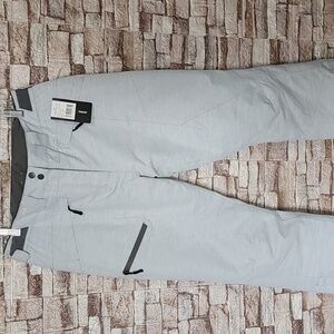 Outdoor Gear Brand New Gray Snow Pants with Black Accents